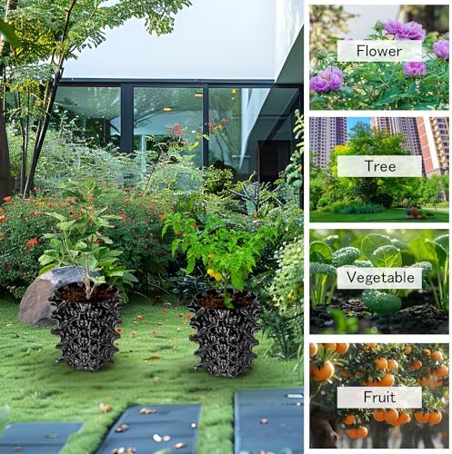Haveers Gallon Air Pruning Containers, New Plastic Nursery Pots, Fruit Vegetable