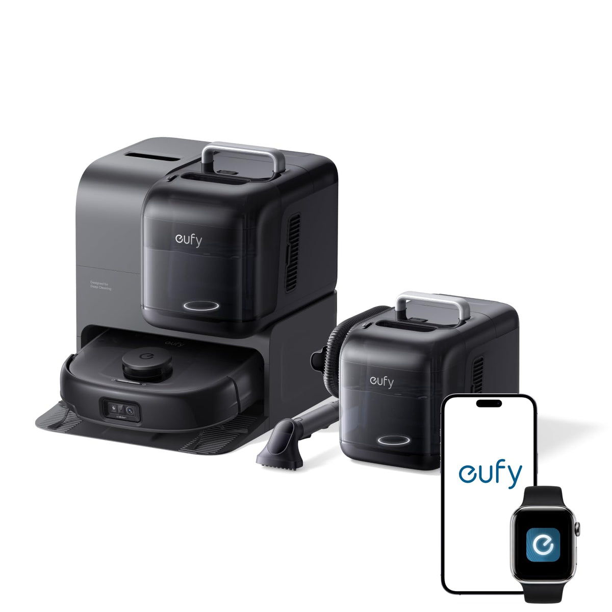 eufy E28 Omni,Robot Vacuum Cleaner with Mop, Portable Deep Cleaner