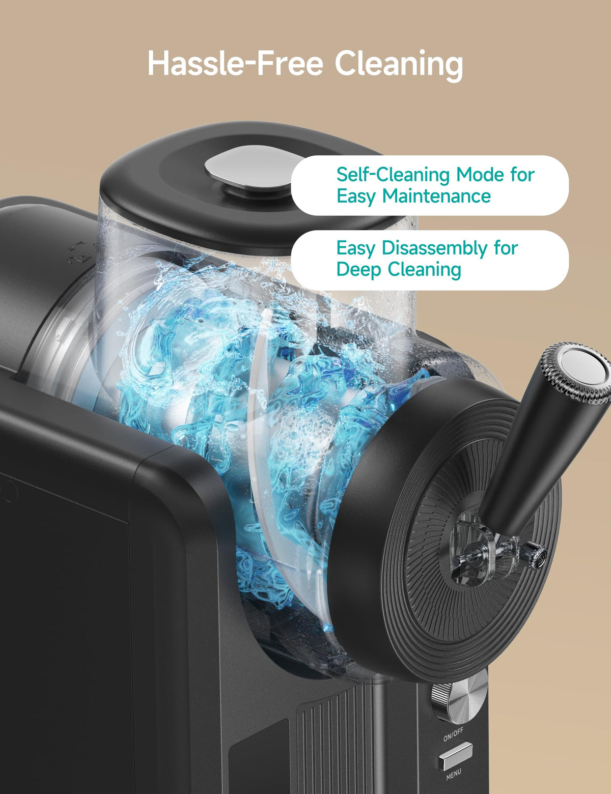 HiCOZY F3 Ice Cream Maker, Slush Machine, No Ice and Blending Needed
