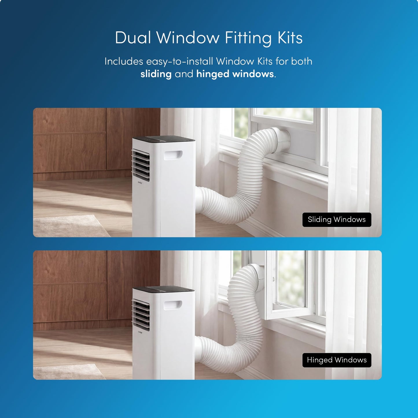 Emperial Air Conditioner, 4-in-1 Portable Air Conditioning Unit, Hour Timer