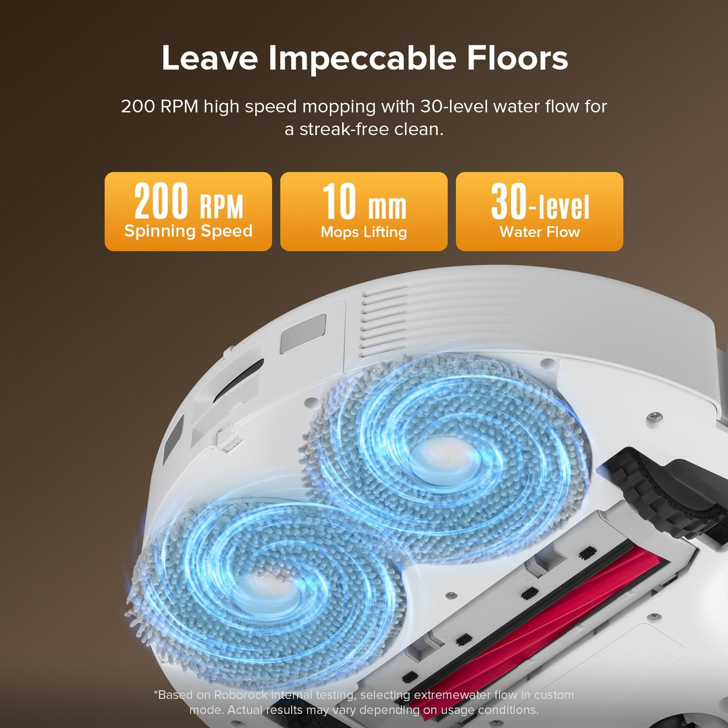 roborock Qrevo Series Robot Vacuum Cleaner with Mop, 10,000Pa Suction