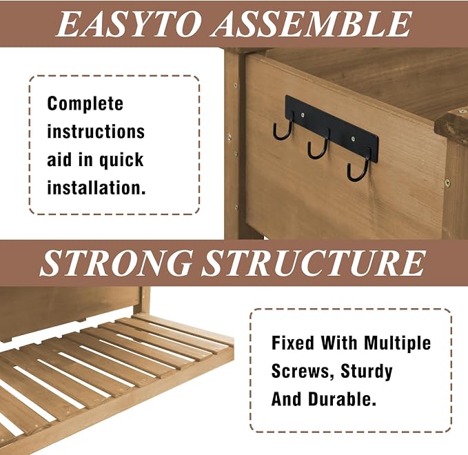 Havers 2-Tier Raised Garden Bed with Legs Outdoor Elevated Garden Box, Storage Shelf
