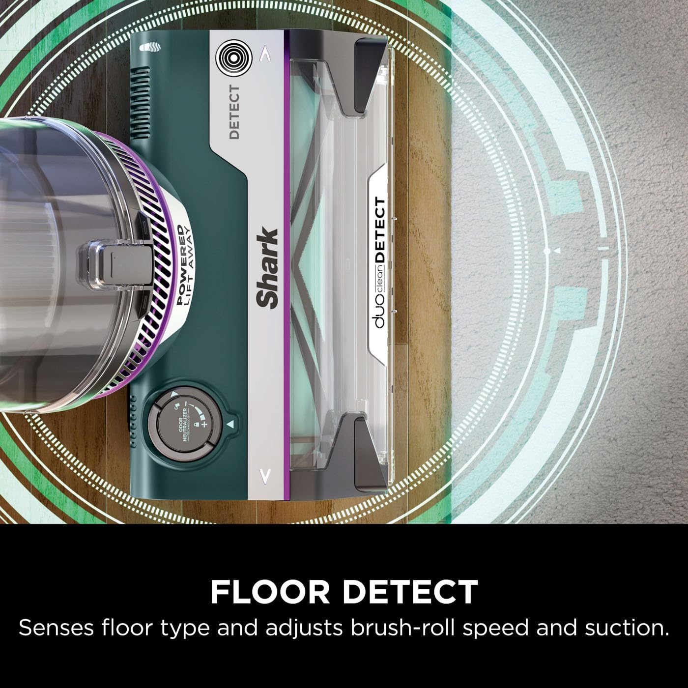 Shark PowerDetect Corded Upright Vacuum Cleaner with DuoClean Detect, Reverse Clean, Anti Hair Wrap Plus, Allergen Seal, Anti-Odour, Pet, Crevice & Multi-Surface Tools, Portable, 750W, 1.3L AZ3900UKT