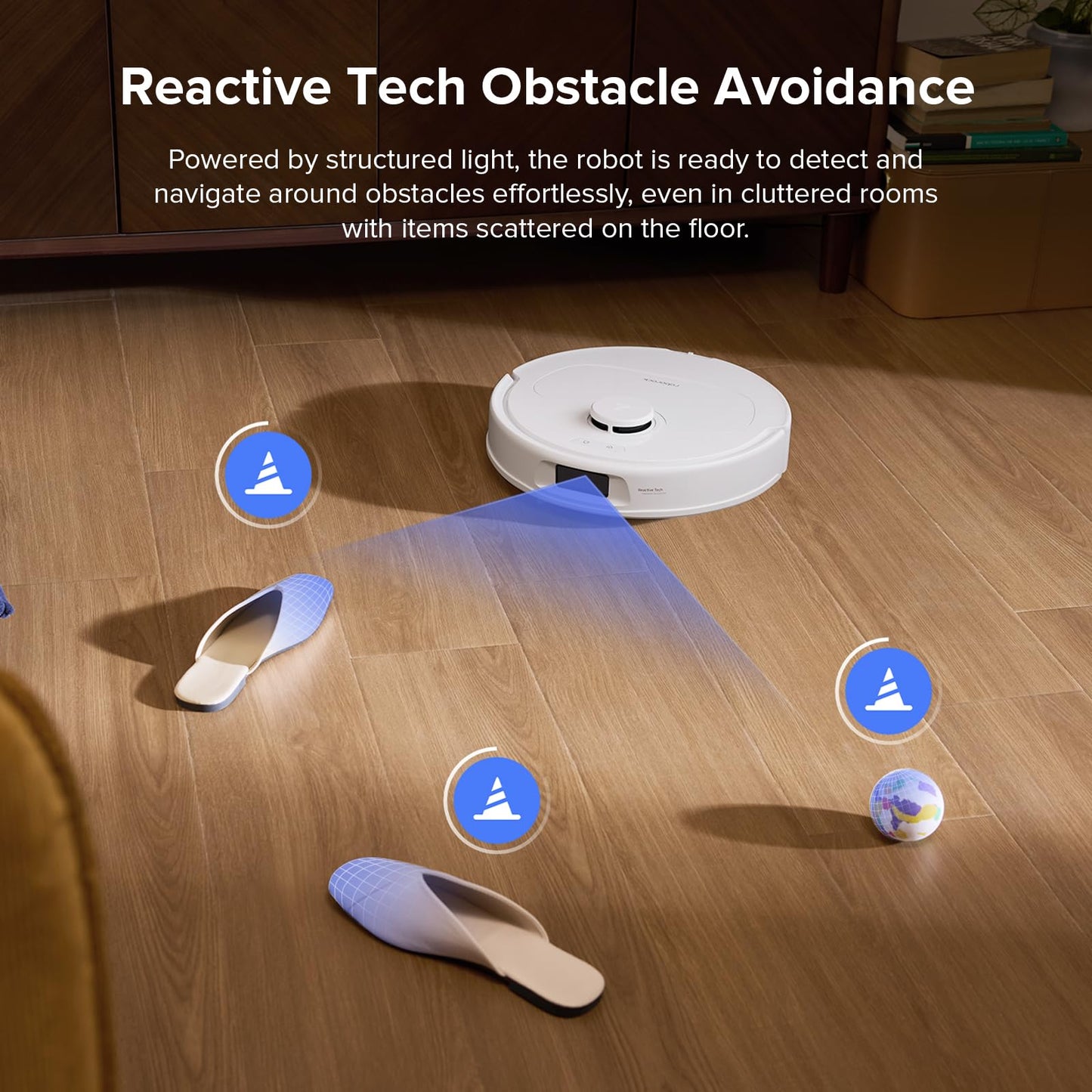 roborock Qrevo Series Robot Vacuum Cleaner with Mop, 10,000Pa Suction