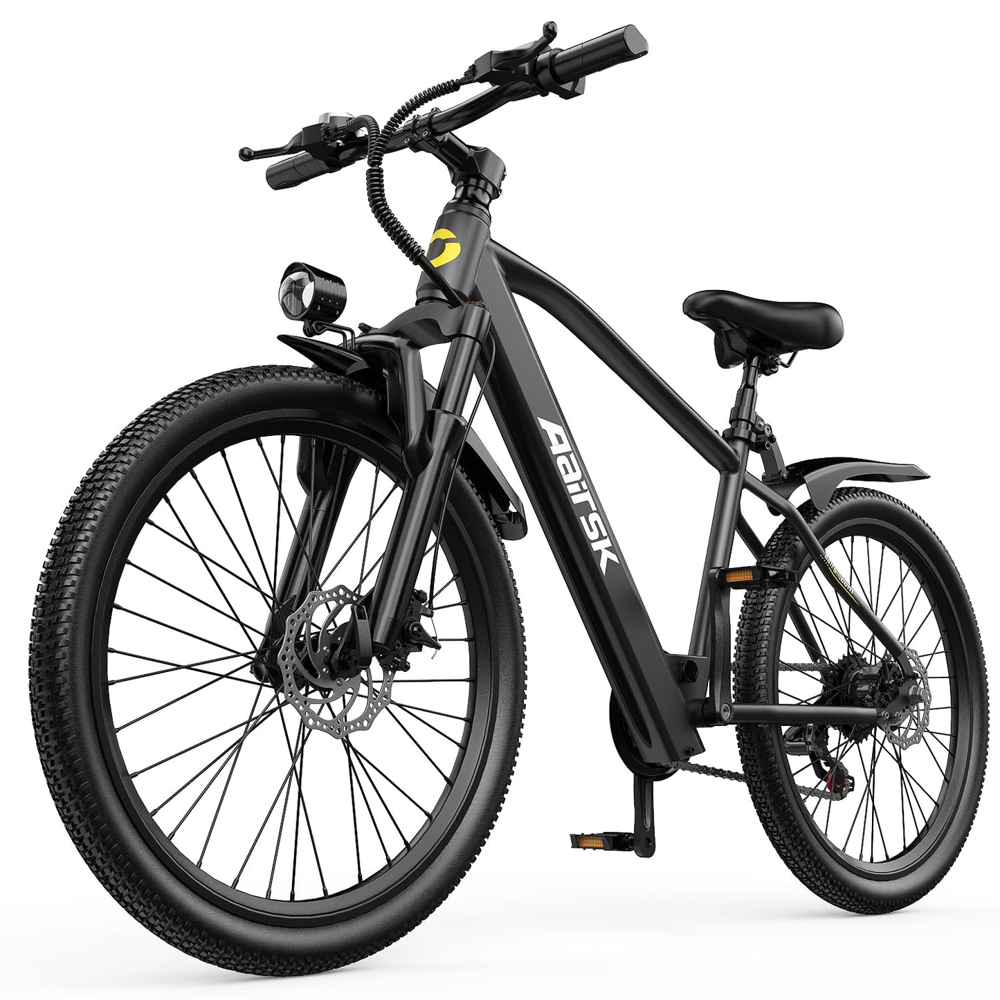 Aairsk GT300 26" Electric Mountain Bike for Adults, 250W Motor, 36V 10Ah Battery, 7-Speed, 40km Range