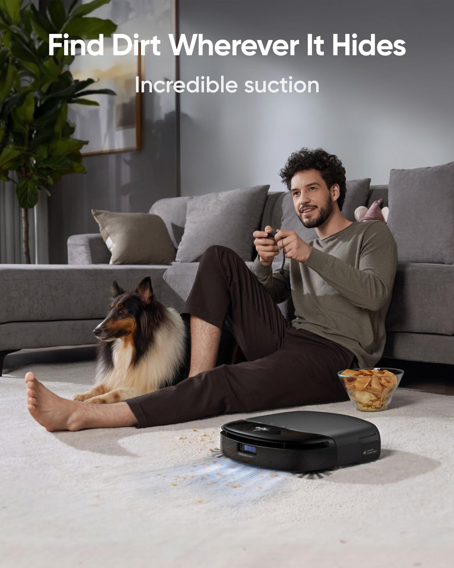 eufy Robot Vacuum and Mop, S1 Pro Omni, HydroJet System with Roller Mop
