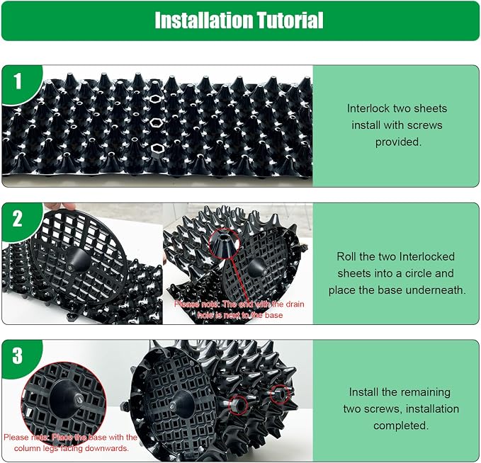 Haveers Gallon Air Pruning Containers, New Plastic Nursery Pots, Fruit Vegetable