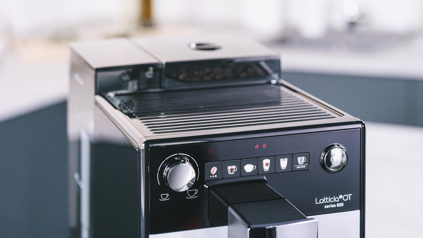 Melitta Bean-to-Cup Coffee Machine, Latticia OT, Colour: Silver, F300-101