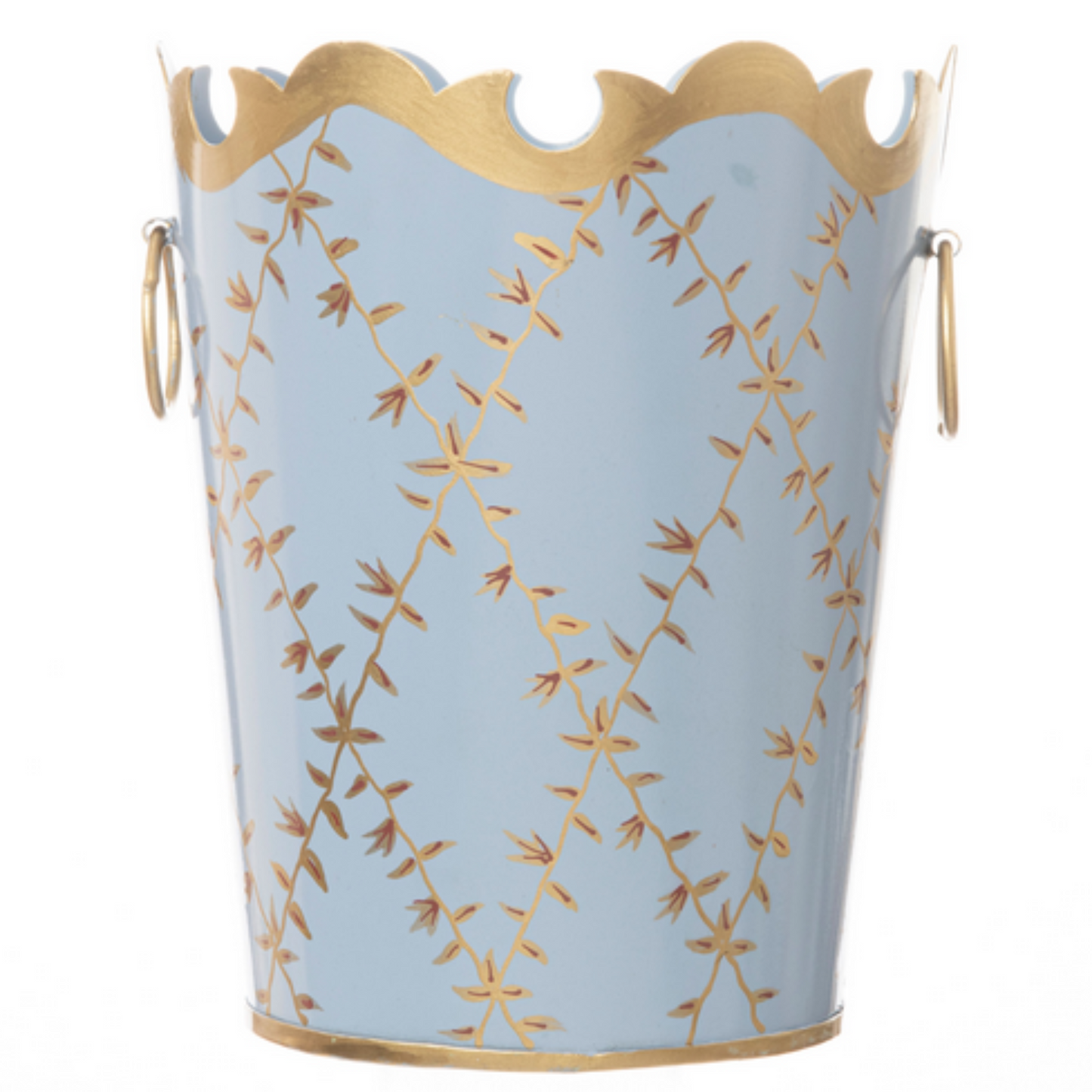 Periwinkle Trellis Ring Bucket