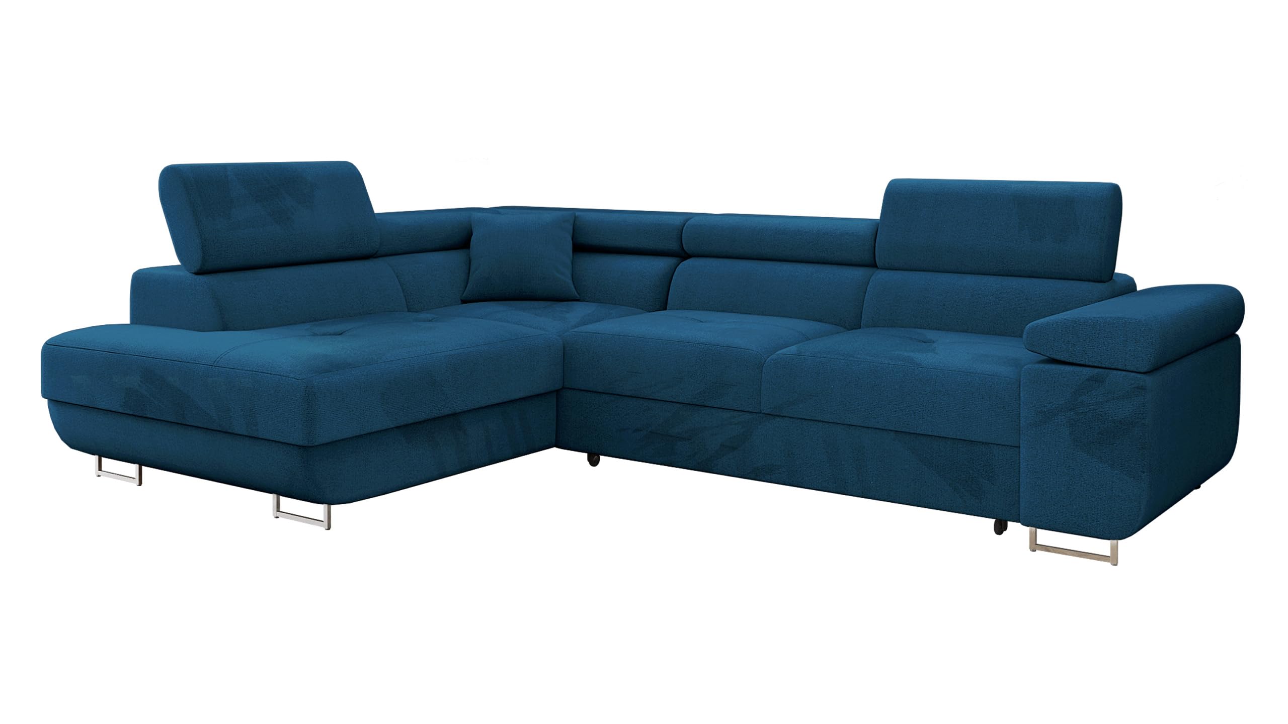 Mirjan24 Torezio Ecksofa mit Schlaffunktion & Bettkasten – L-Form Wohnlandschaft mit verstellbaren Kopfstützen, Schlafsofa für Wohnzimmer – Bild 6