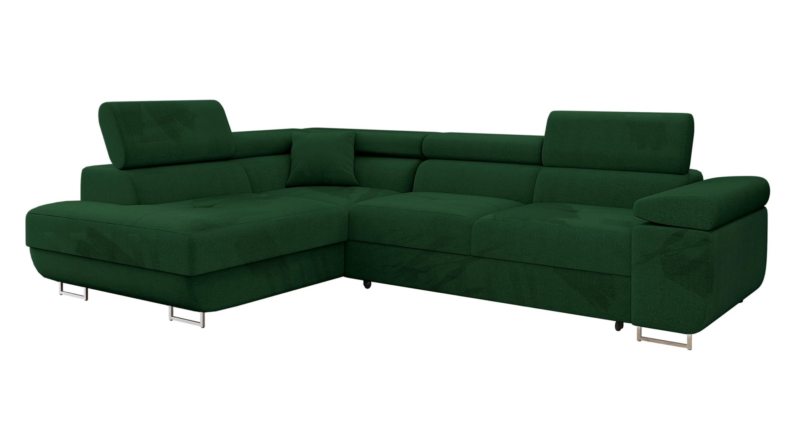 Mirjan24 Torezio Ecksofa mit Schlaffunktion & Bettkasten – L-Form Wohnlandschaft mit verstellbaren Kopfstützen, Schlafsofa für Wohnzimmer – Bild 8
