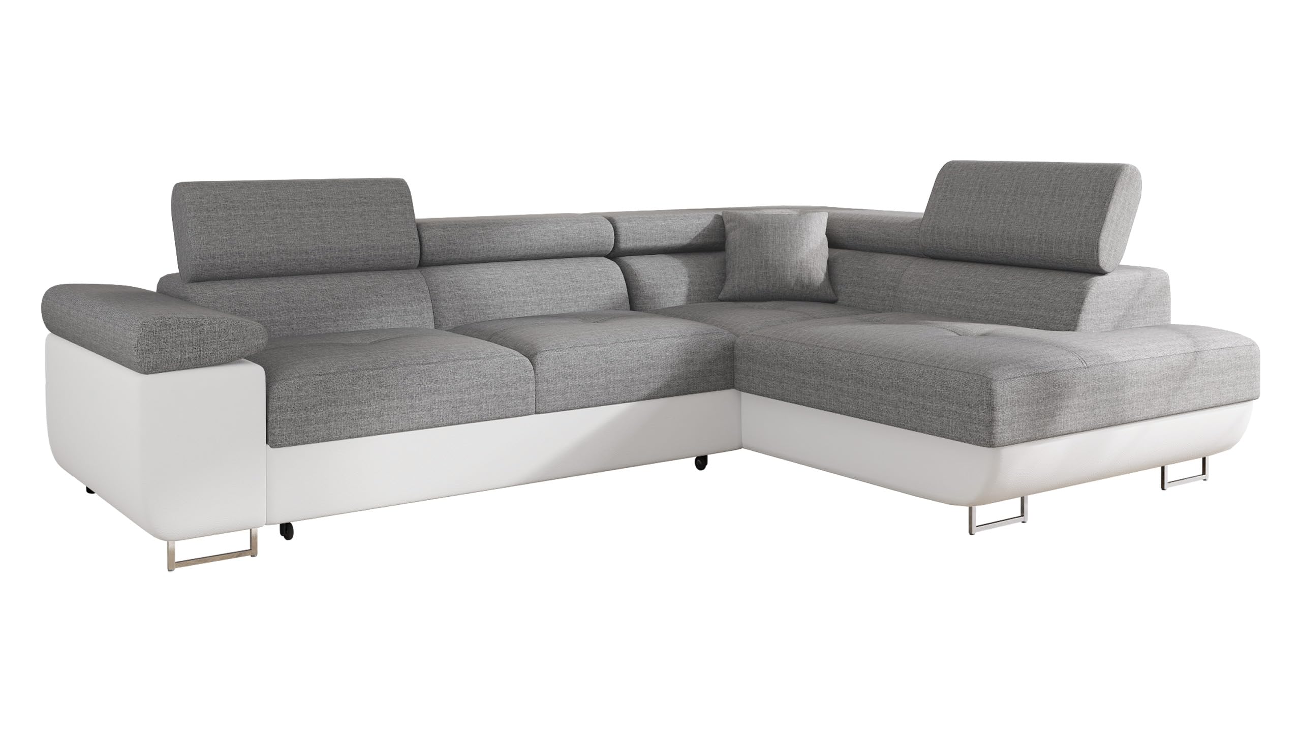 Mirjan24 Torezio Ecksofa mit Schlaffunktion & Bettkasten – L-Form Wohnlandschaft mit verstellbaren Kopfstützen, Schlafsofa für Wohnzimmer – Bild 9