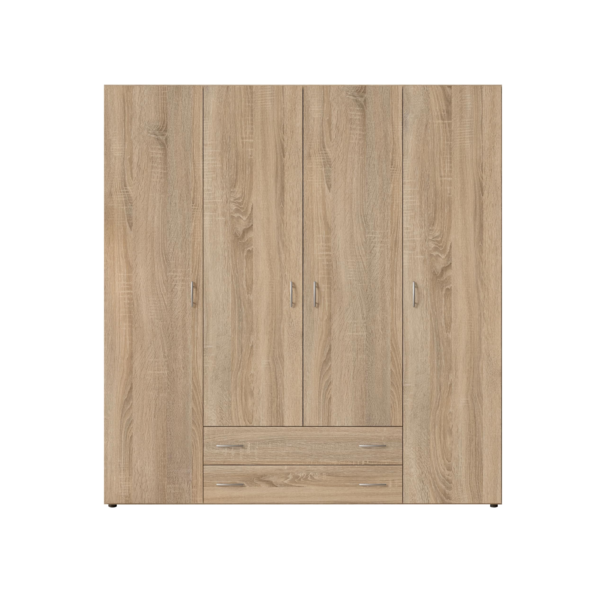 Stella Trading BASE Kleiderschrank Drehtürenschrank Weiß Holz Mehrere Größen – Bild 9