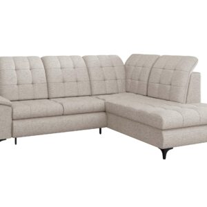 Mirjan24 Ferulk Ecksofa mit Schlaffunktion und Bettkasten – L-Form Schlafsofa 4-Sitzer Wohnzimmer Couch Modern